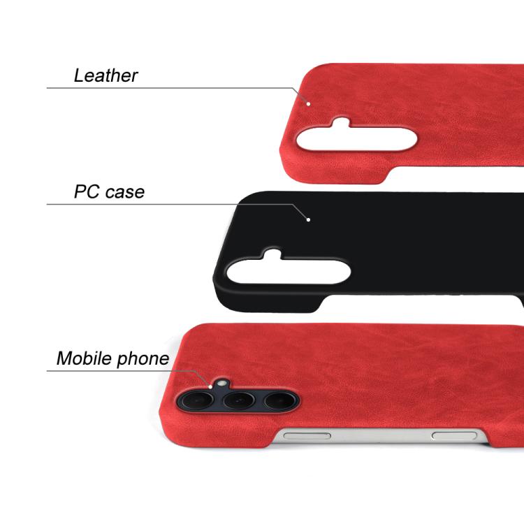 For Galaxy A35 5G Retro-skin Magnetic Vegan Leather Back Phone Case