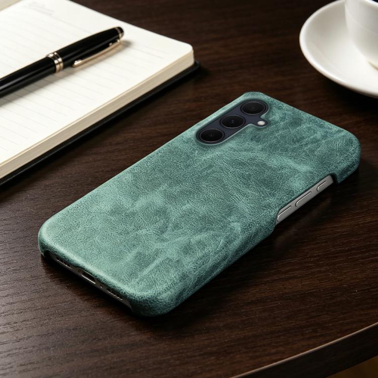 For Galaxy A35 5G Retro-skin Magnetic Vegan Leather Back Phone Case