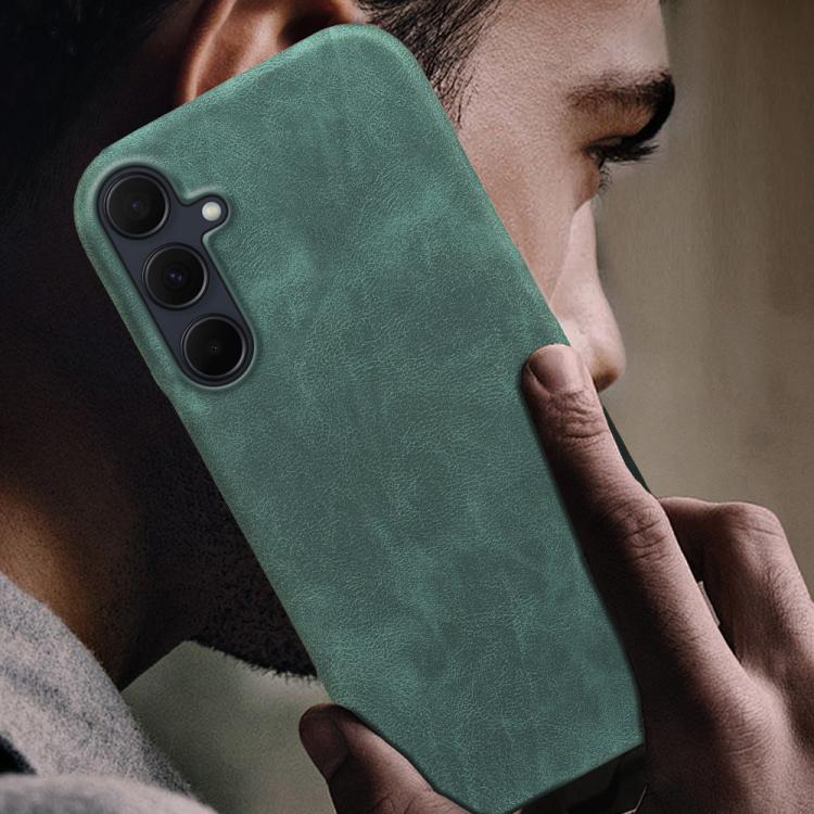 For Galaxy A35 5G Retro-skin Magnetic Vegan Leather Back Phone Case