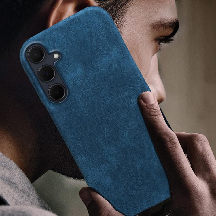 For Galaxy A35 5G Retro-skin Magnetic Vegan Leather Back Phone Case
