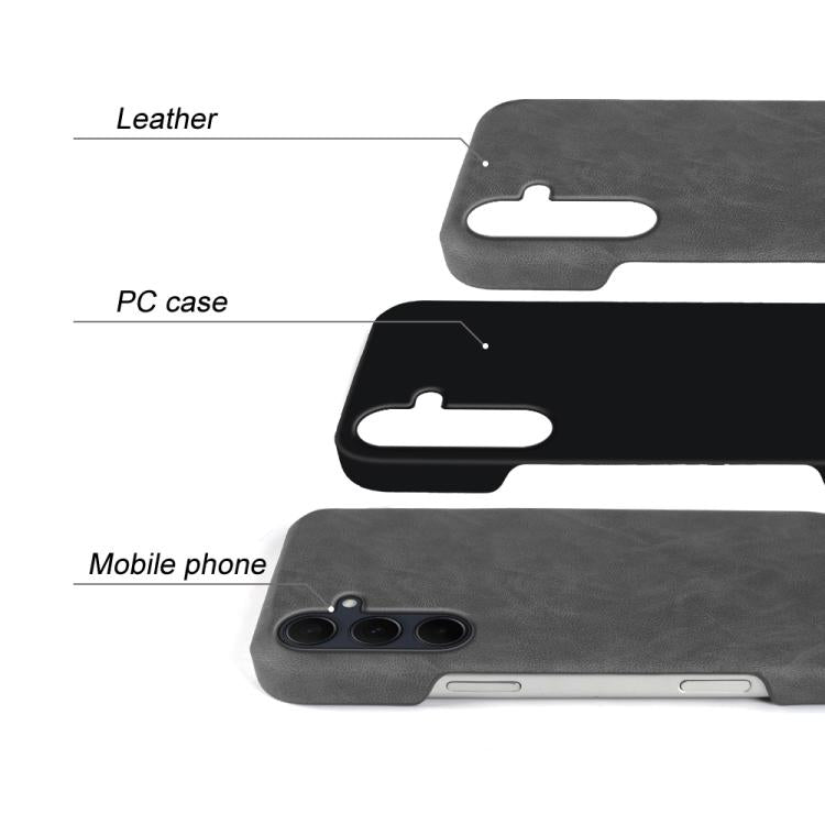 For Galaxy A35 5G Retro-skin Magnetic Vegan Leather Back Phone Case