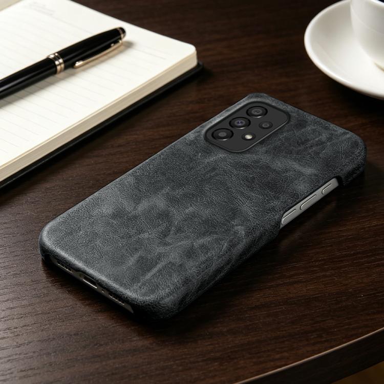For Galaxy A33 5G Retro-skin Magnetic Vegan Leather Back Phone Case