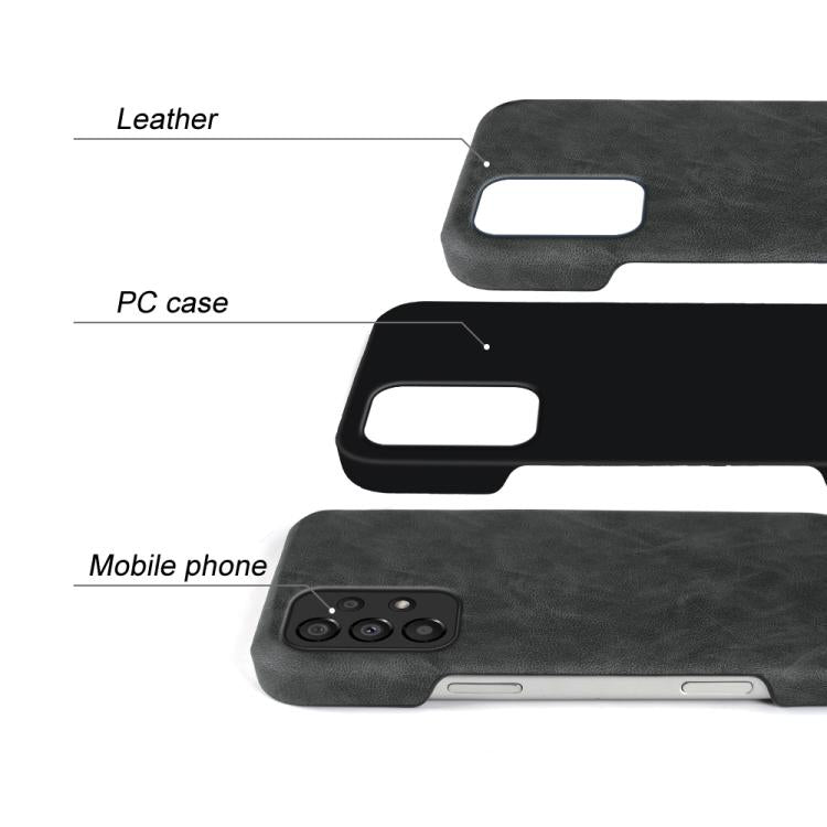 For Galaxy A33 5G Retro-skin Magnetic Vegan Leather Back Phone Case