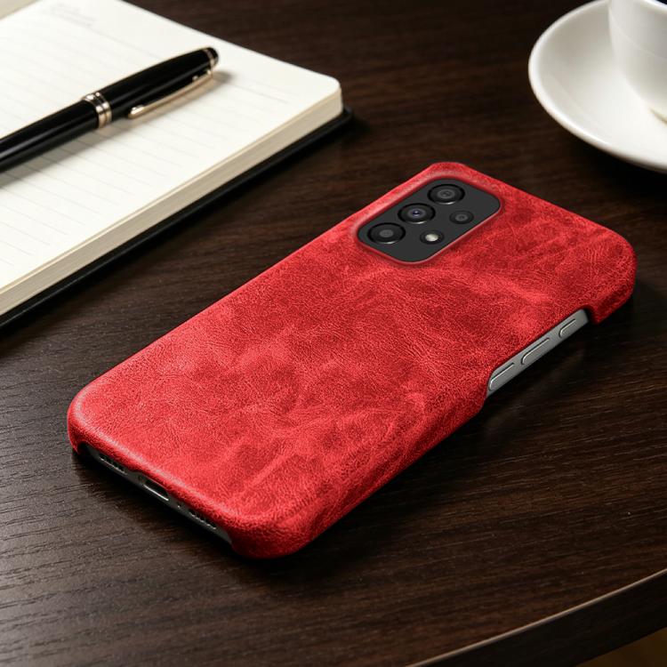 For Galaxy A33 5G Retro-skin Magnetic Vegan Leather Back Phone Case