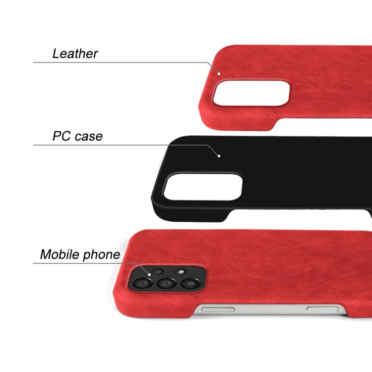 For Galaxy A33 5G Retro-skin Magnetic Vegan Leather Back Phone Case