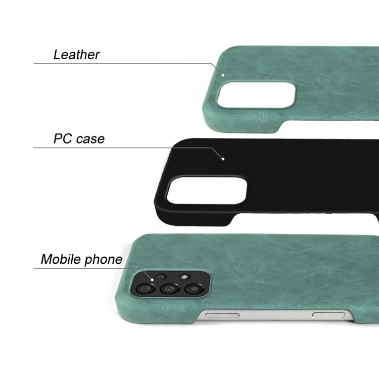 For Galaxy A33 5G Retro-skin Magnetic Vegan Leather Back Phone Case