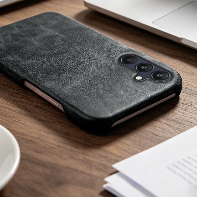 For Galaxy A25 5G Global Retro-skin Magnetic Vegan Leather Back Phone Case