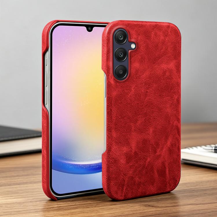 For Galaxy A25 5G Global Retro-skin Magnetic Vegan Leather Back Phone Case