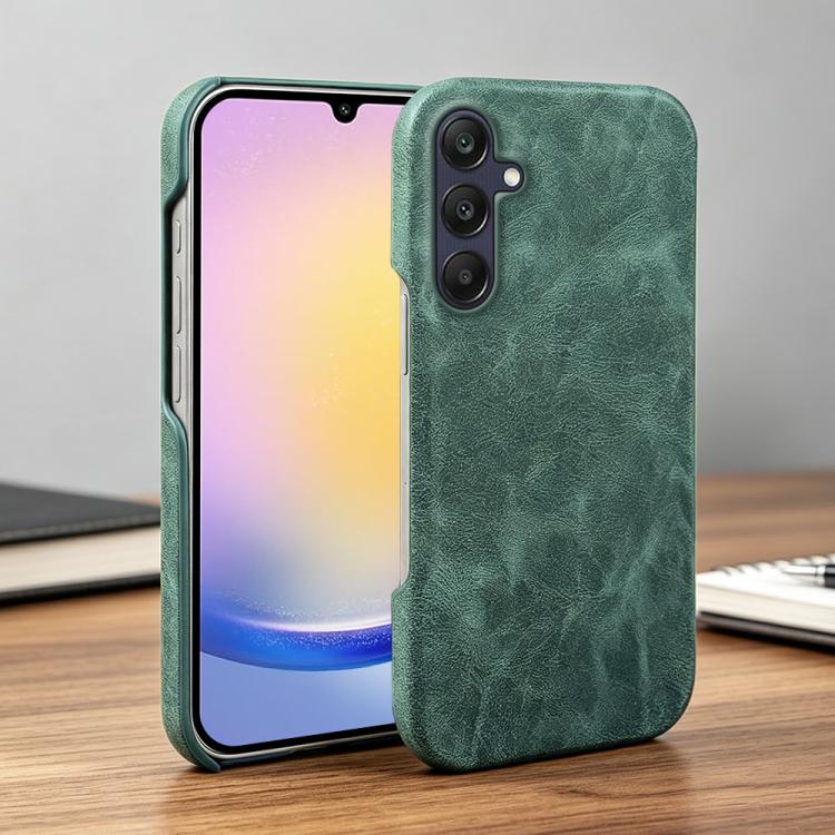 For Galaxy A25 5G Global Retro-skin Magnetic Vegan Leather Back Phone Case
