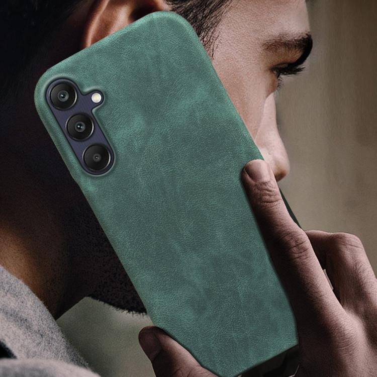 For Galaxy A25 5G Global Retro-skin Magnetic Vegan Leather Back Phone Case