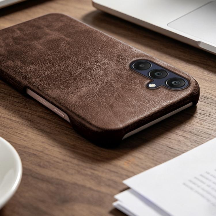 For Galaxy A25 5G Global Retro-skin Magnetic Vegan Leather Back Phone Case