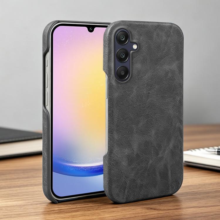 For Galaxy A25 5G Global Retro-skin Magnetic Vegan Leather Back Phone Case