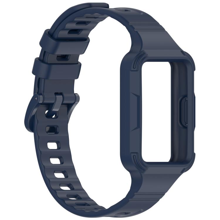 For Huawei Band 11 Pro / 11 Pro NFC Integrated Armor Solid Color Silicone Watch Band