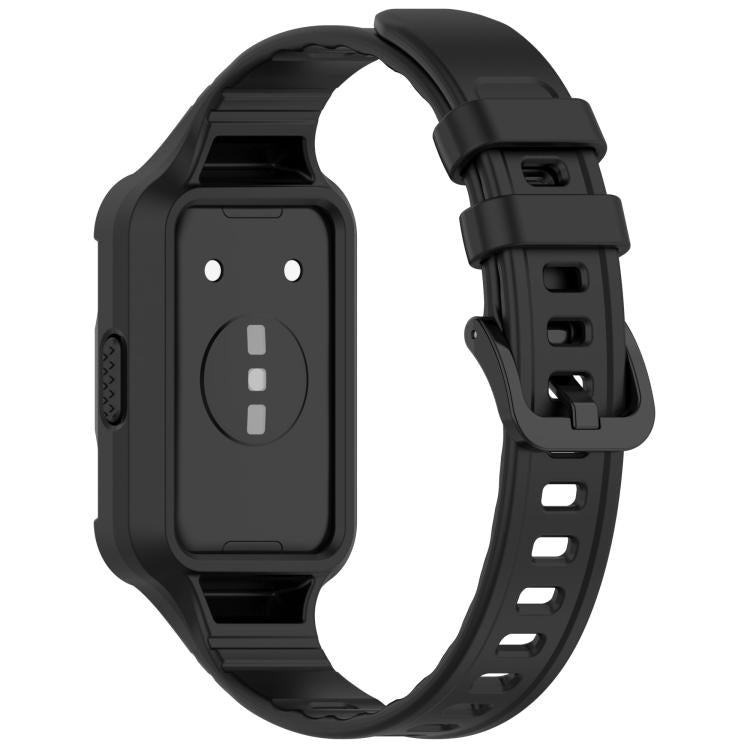 For Huawei Band 11 Pro / 11 Pro NFC Integrated Armor Solid Color Silicone Watch Band