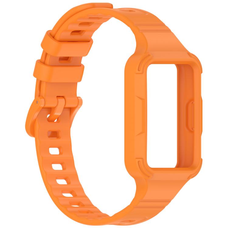 For Huawei Band 11 Pro / 11 Pro NFC Integrated Armor Solid Color Silicone Watch Band