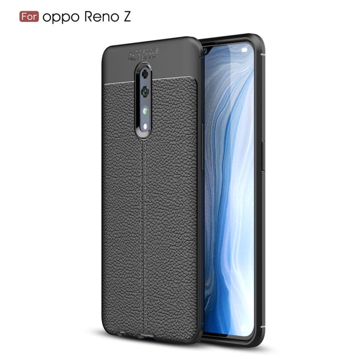 Litchi Texture TPU Shockproof Case for OPPO Reno Z