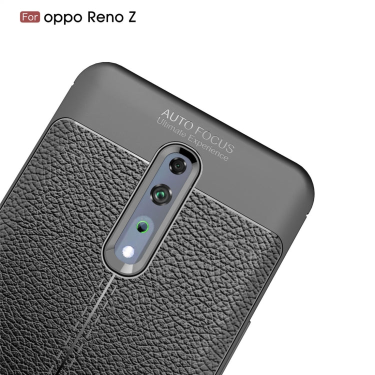 Litchi Texture TPU Shockproof Case for OPPO Reno Z