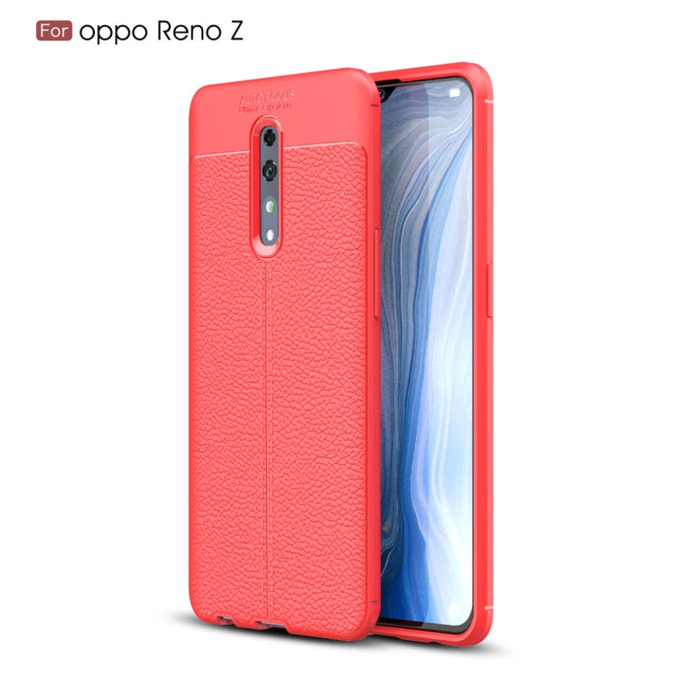 Litchi Texture TPU Shockproof Case for OPPO Reno Z