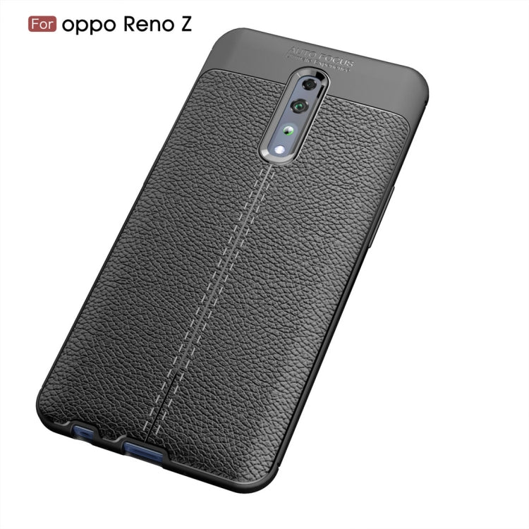 Litchi Texture TPU Shockproof Case for OPPO Reno Z