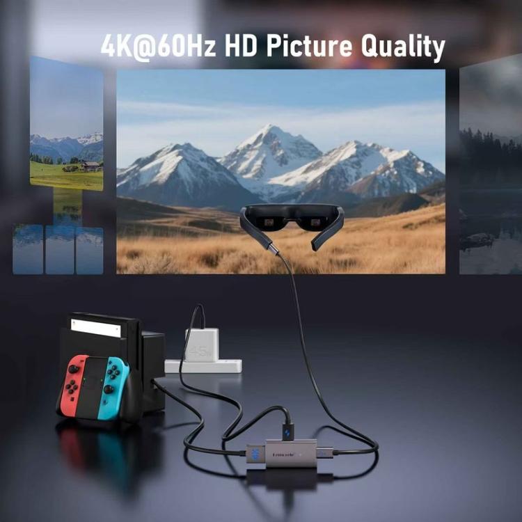 Lemorele LD48L Type-C Multiport Hub 4K HDMI Docking Station