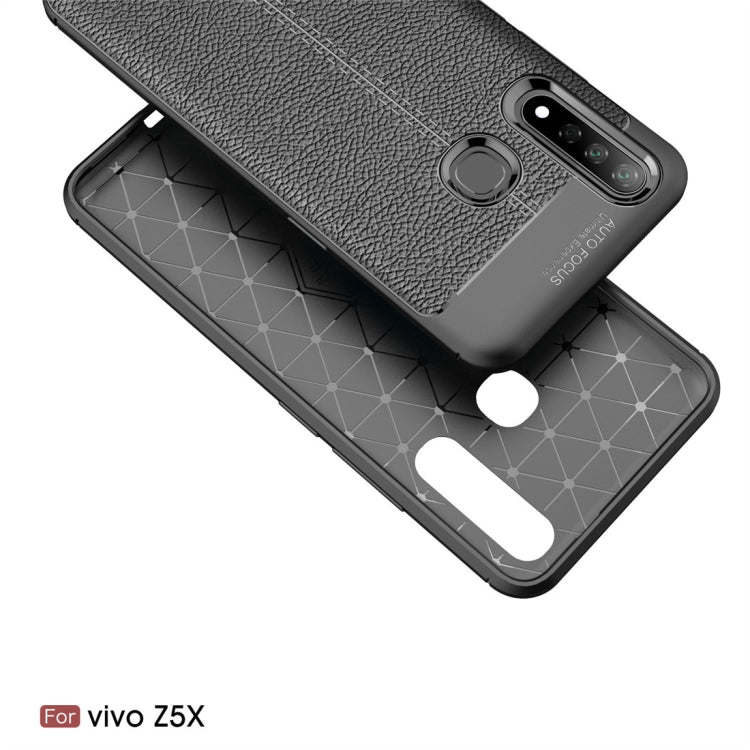Litchi Texture TPU Shockproof Case for VIVO Z5X