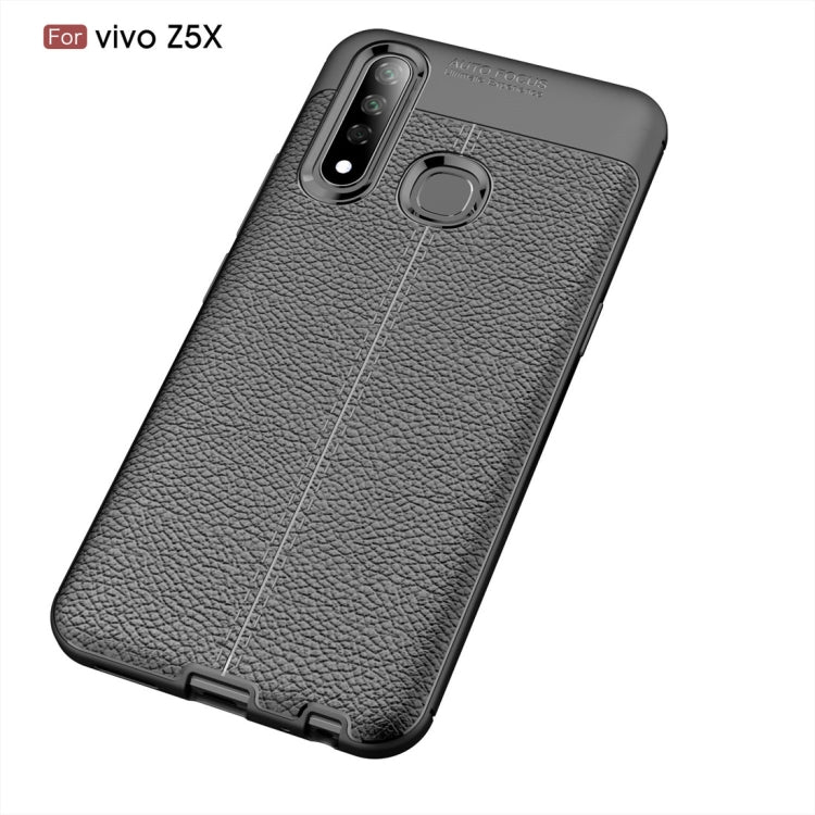 Litchi Texture TPU Shockproof Case for VIVO Z5X