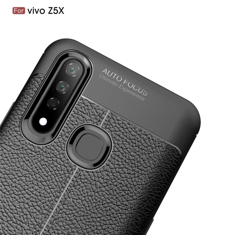 Litchi Texture TPU Shockproof Case for VIVO Z5X