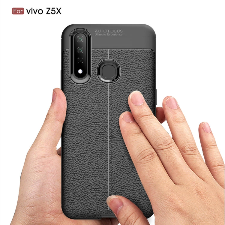 Litchi Texture TPU Shockproof Case for VIVO Z5X