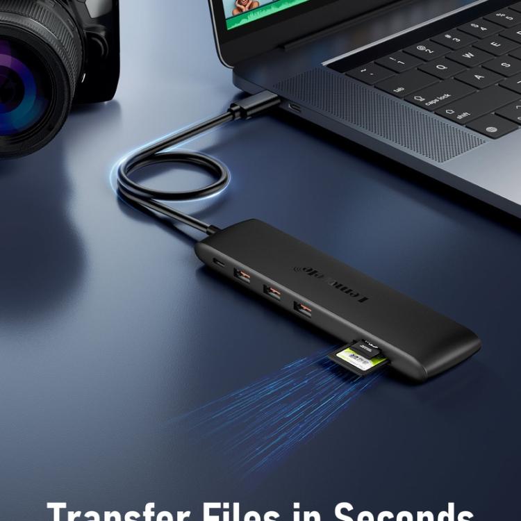 Lemorele TC97 Type-C Docking Station Gigabit Ethernet 4K HDMI PD Charging Hub