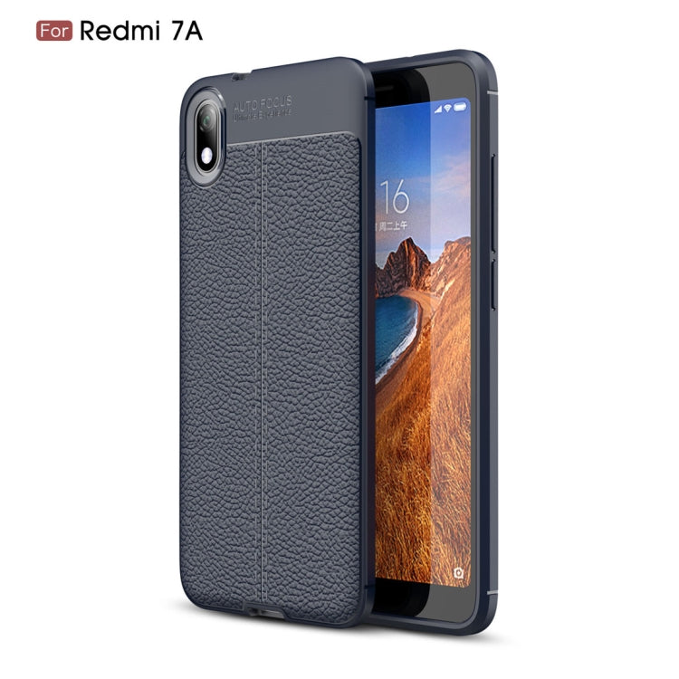 Litchi Texture TPU Shockproof Case for Xiamo Redmi 7A