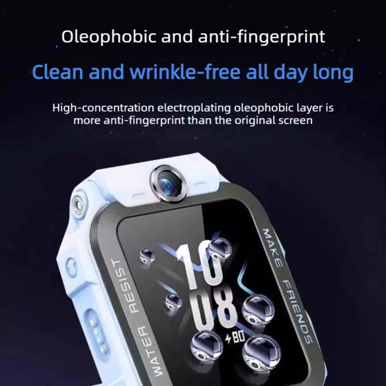 For Imoo Watch Phone Z10 / Z10 Junior Edition 10pcs Full-Screen Anti-Fingerprint HD Positioning Easy Installation Watch Tempered Glass Film