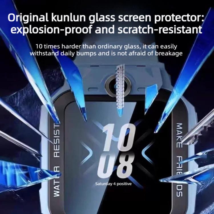 For Imoo Watch Phone Z8 / Z8A 10pcs Full-Screen Anti-Fingerprint HD Positioning Easy Installation Watch Tempered Glass Film