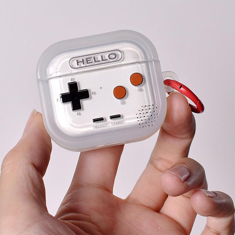 For AirPods Pro  Creative Game Controller-Style Anti-Drop Earphones TPU Protective Case
