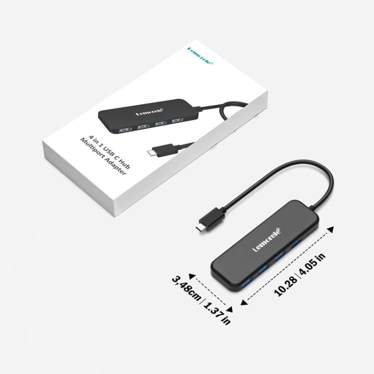 Lemorele TC38L 8 in 1 Type-C Docking Station HDMI-compatible Gigabit PD Charging Adapter