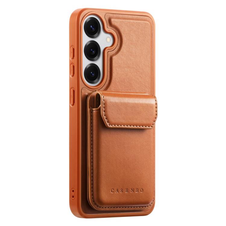 For Galaxy S26+ 5G CaseNeo Retro Multi-Card Bag Magnetic Back Phone Case