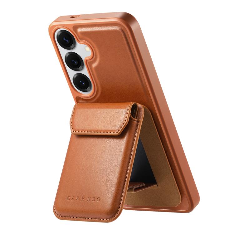 For Galaxy S26+ 5G CaseNeo Retro Multi-Card Bag Magnetic Back Phone Case