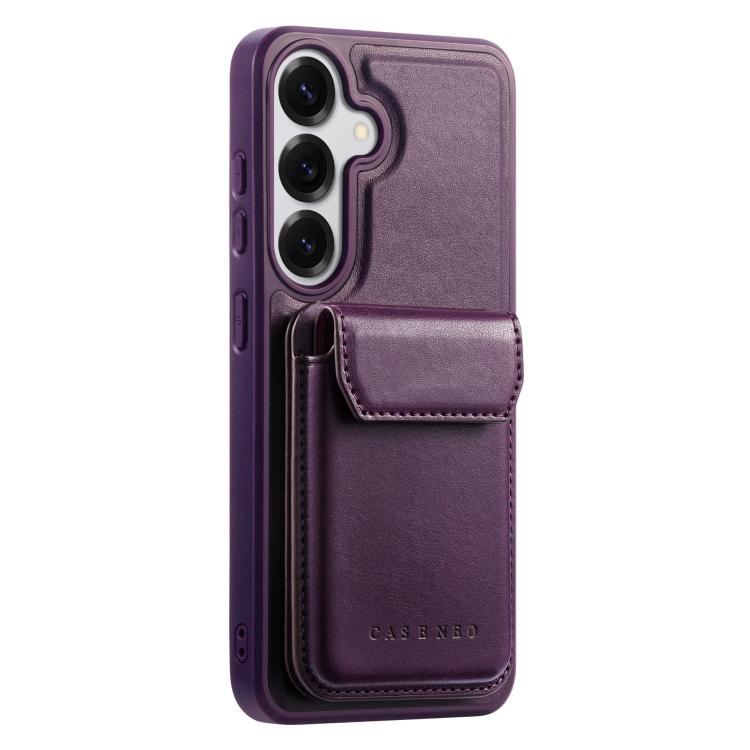 For Galaxy S26+ 5G CaseNeo Retro Multi-Card Bag Magnetic Back Phone Case