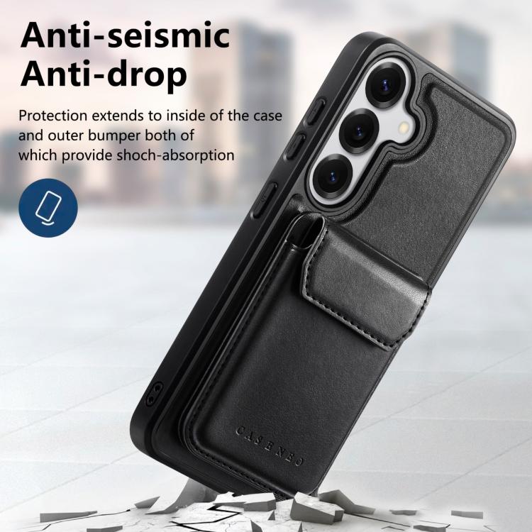 For Galaxy S26+ 5G CaseNeo Retro Multi-Card Bag Magnetic Back Phone Case