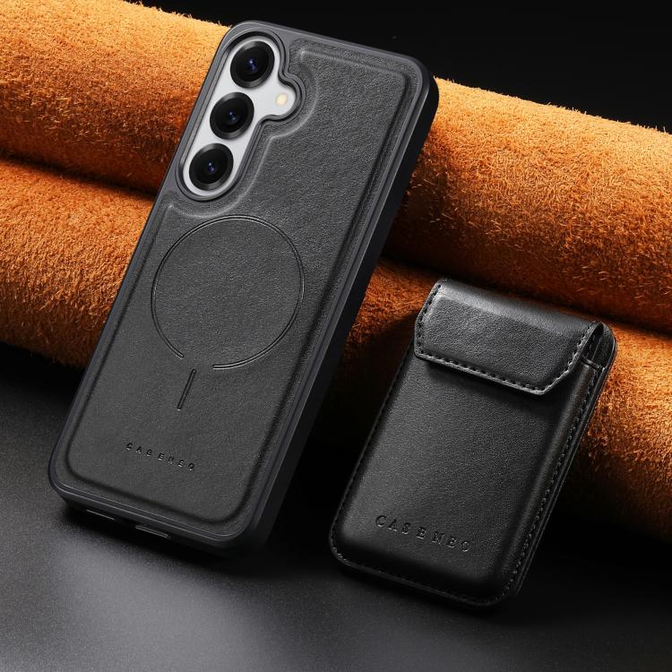 For Galaxy S26+ 5G CaseNeo Retro Multi-Card Bag Magnetic Back Phone Case
