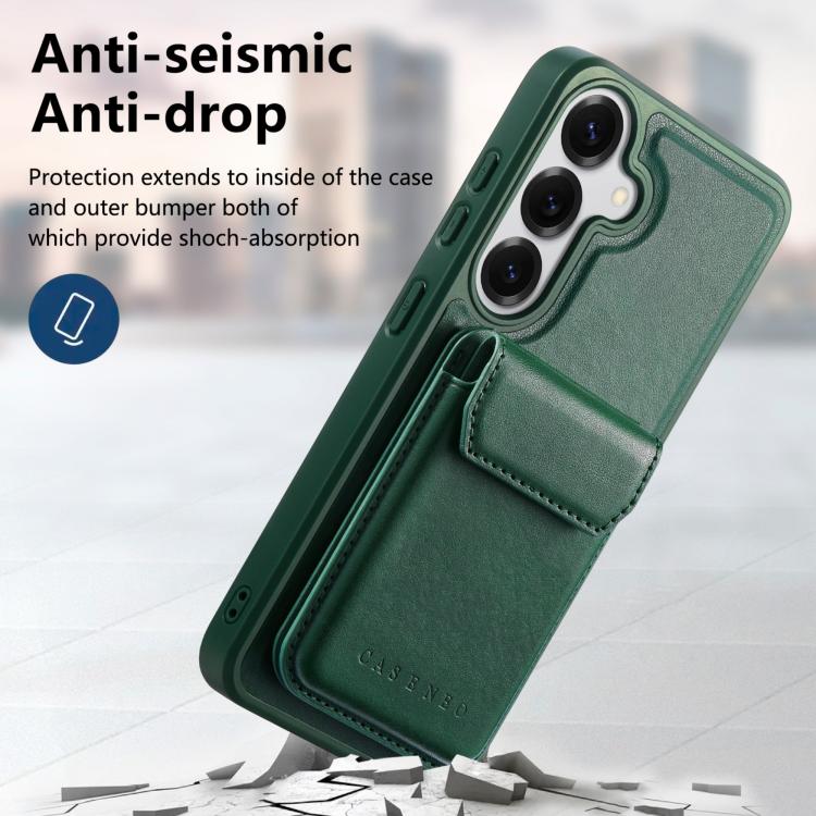 For Galaxy S26+ 5G CaseNeo Retro Multi-Card Bag Magnetic Back Phone Case