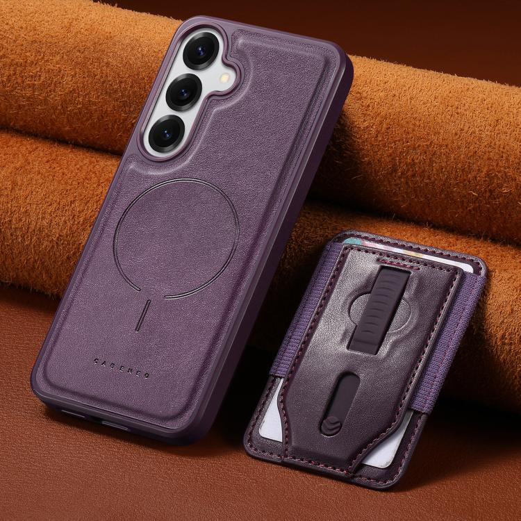 For Galaxy S25 Edge 5G CaseNeo Retro Wristband Elastic Card Bag Magnetic Back Phone Case