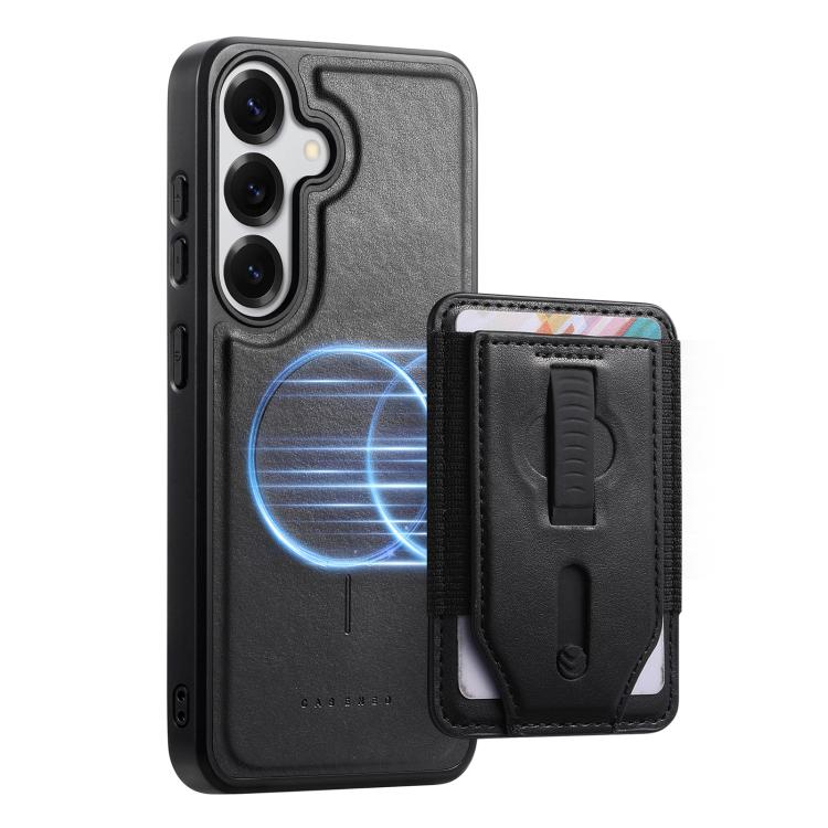 For Galaxy S26+ 5G CaseNeo Retro Wristband Elastic Card Bag Magnetic Back Phone Case
