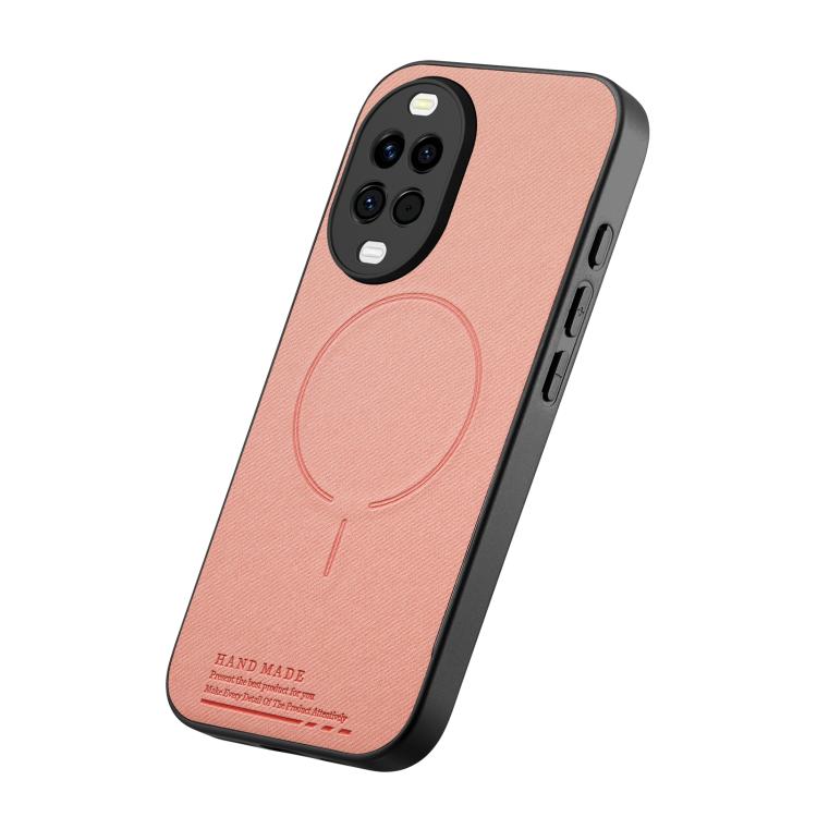 For Huawei nova 15 5G Fabric Magnetic PU Back Cover Phone Case