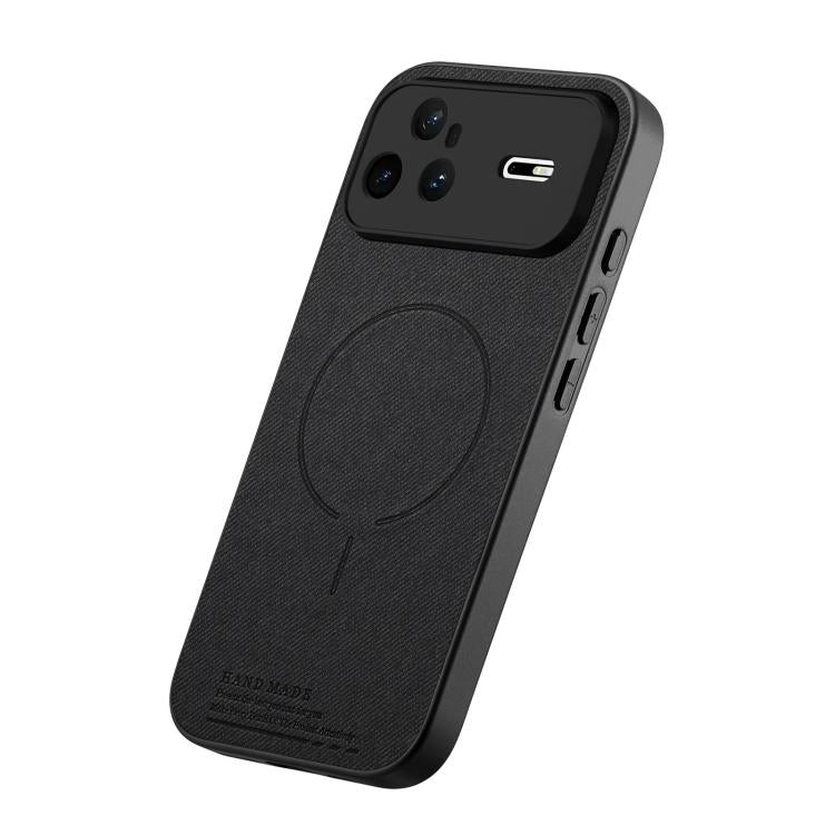 For Huawei nova 15 Pro Fabric Magnetic PU Back Cover Phone Case