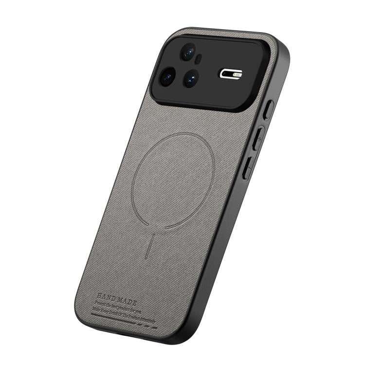 For Huawei nova 15 Pro Fabric Magnetic PU Back Cover Phone Case