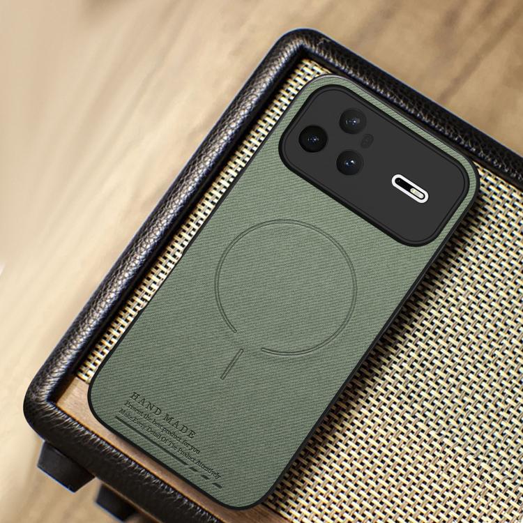 For Huawei nova 15 Pro Fabric Magnetic PU Back Cover Phone Case