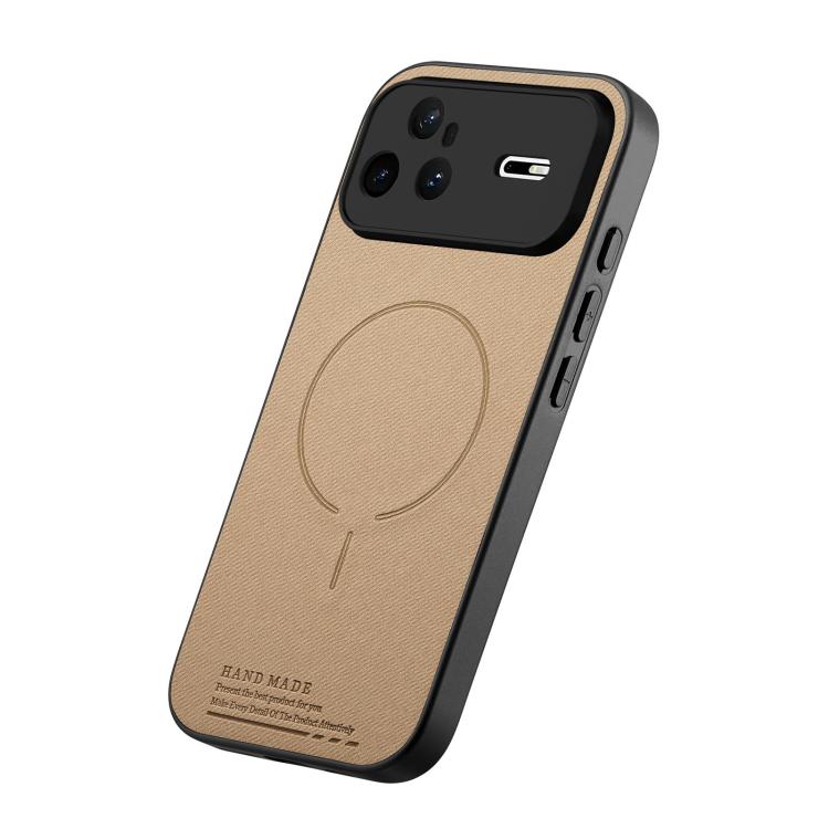 For Huawei nova 15 Pro Fabric Magnetic PU Back Cover Phone Case