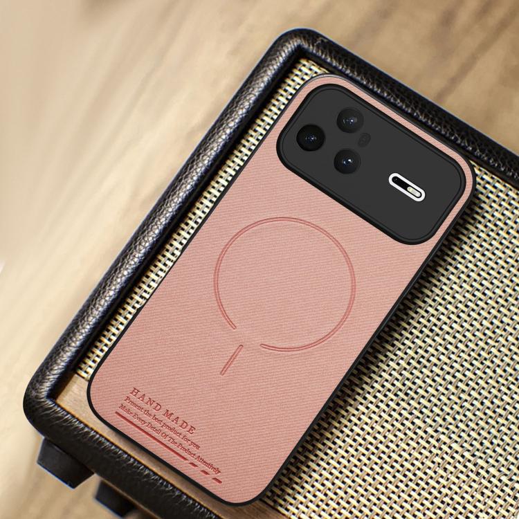 For Huawei nova 15 Pro Fabric Magnetic PU Back Cover Phone Case