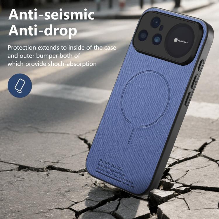 For Huawei nova 15 Ultra Fabric Magnetic PU Back Cover Phone Case