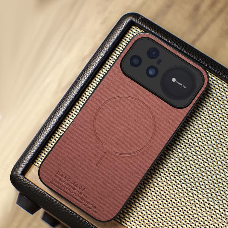For Huawei nova 15 Ultra Fabric Magnetic PU Back Cover Phone Case